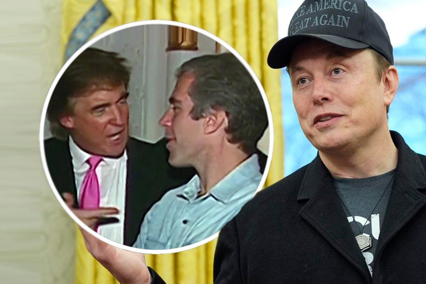 Ilon Mask, Epstajn i Tramp