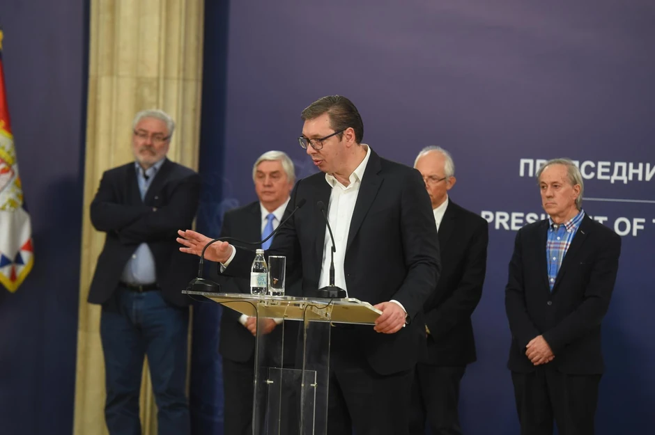 Aleksandar Vučić, sastanak o korona virusu