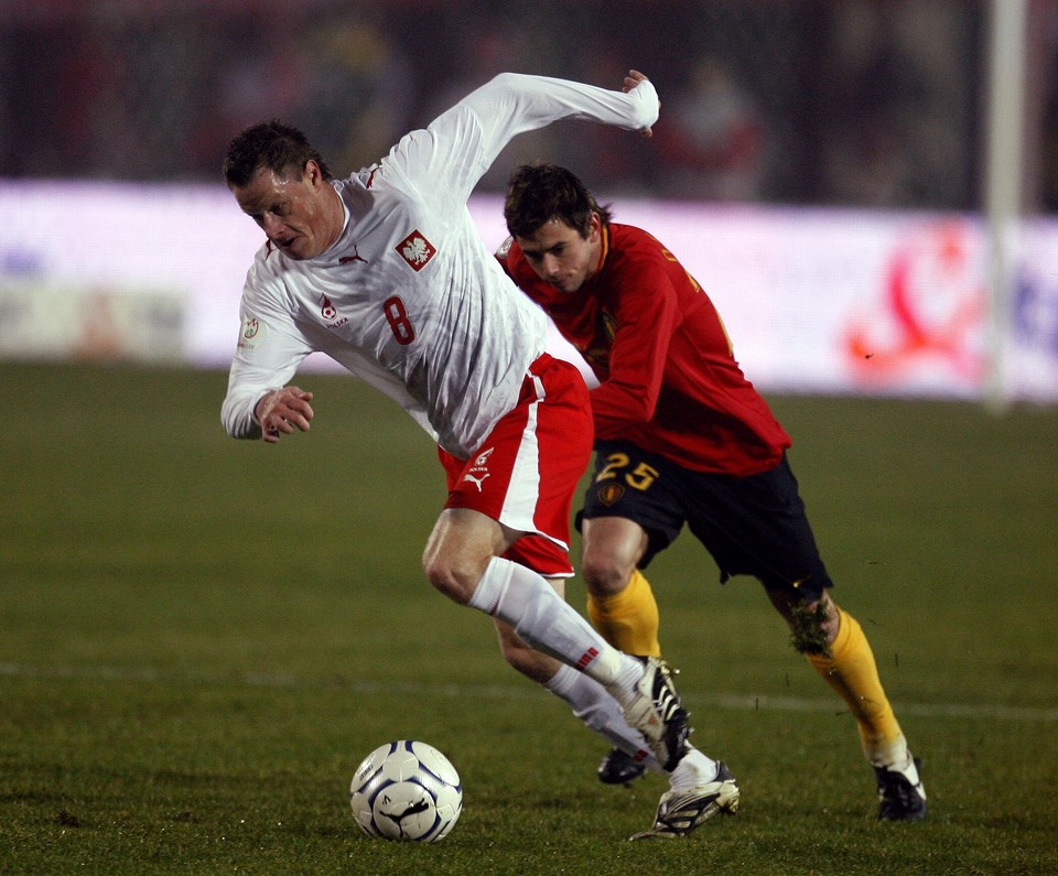 PIŁKA NOŻNA ELIMINACJE EURO 2008 POLSKA BELGIA