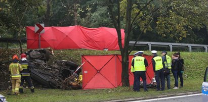 Tragiczny wypadek w Katowicach na DK 86. Zginęło dwóch mężczyzn 