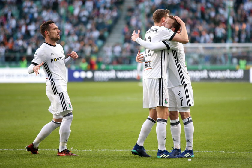 Pilka nozna. Ekstraklasa. Legia Warszawa - Pogon Szczecin. 07.04.2018