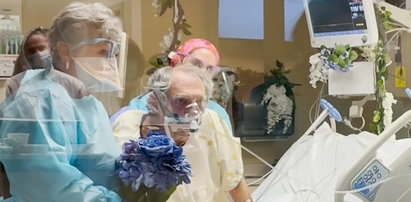 75-latek poślubił byłą żonę na dwa dni przed śmiercią. "Tak" powiedzieli sobie przez szklane drzwi na oddziale covidowym