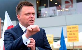 Hołownia: Głosowanie na Trzaskowskiego to tak naprawdę głosowanie na Dudę