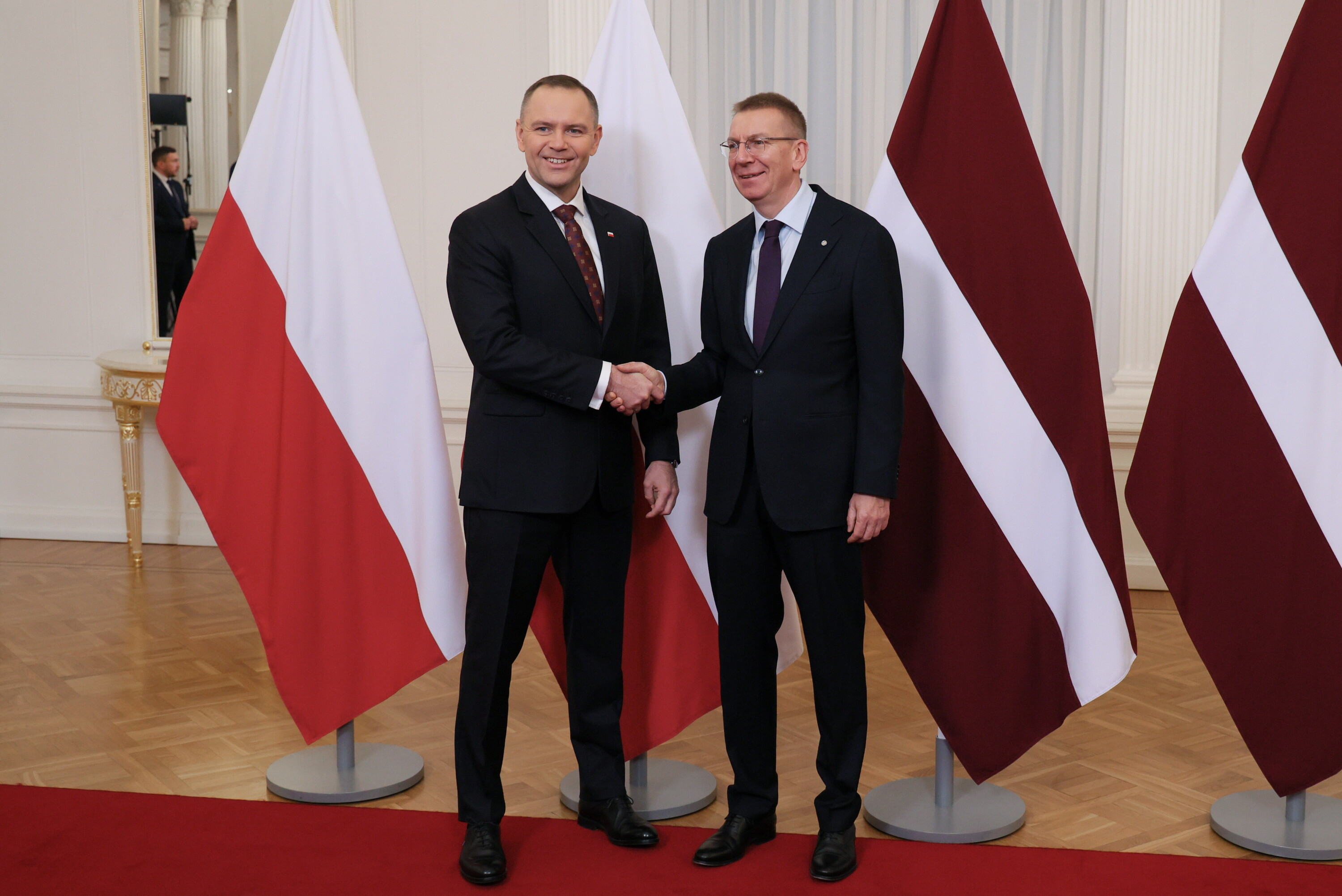 Nawrocki na Łotwie: Spotkania z władzami i wizyta u żołnierzy NATO