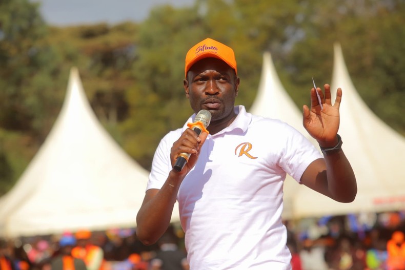 Edwin Sifuna during campaign