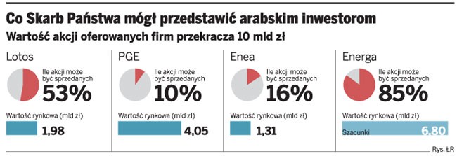 Co Skarb Państwa mógł przedstawić arabskim inwestorom