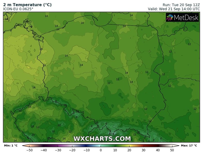 Temperatura będzie niska