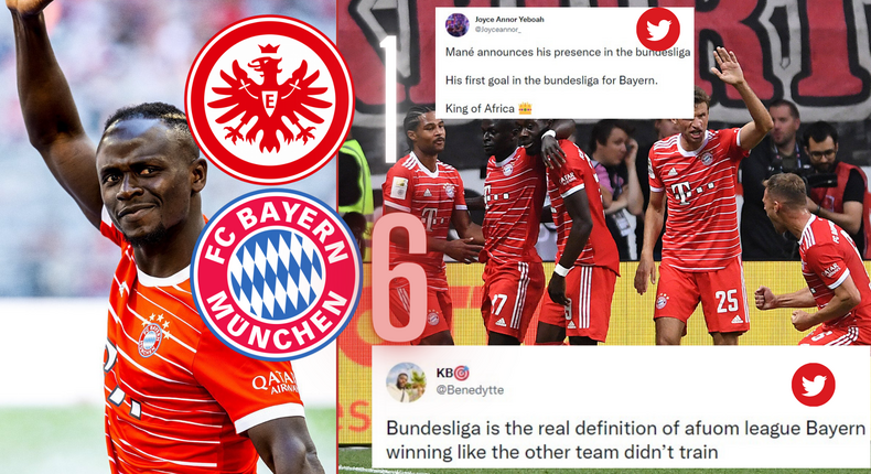 Bayern Munich thrashed Frankfurt 6-1 in their opening Bundesliga fixture