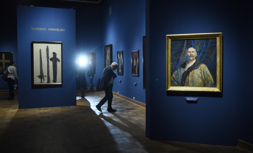 'Autoportret w chińskim kaftanie' Leona Wyczółkowskiego