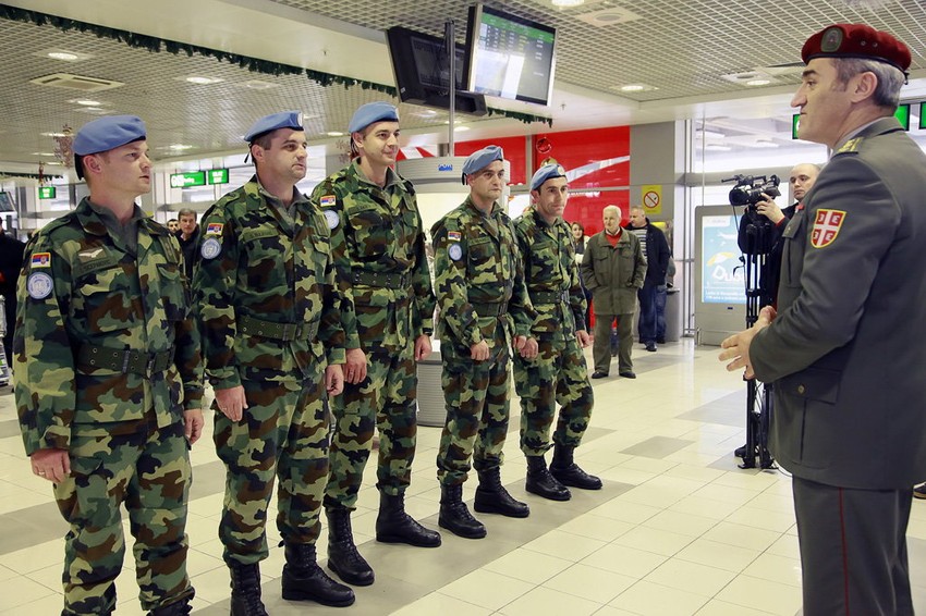 Mirovnjake su dočekali starešine, porodica i prijatelji
