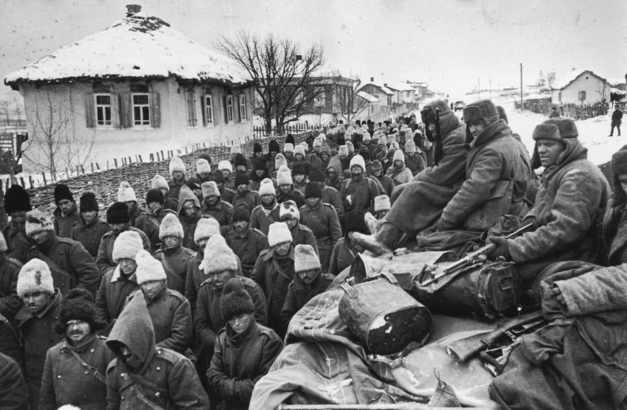 Żołnierze rumuńscy podczas bitwy stalingradzkiej, listopad-grudzień 1942 r.