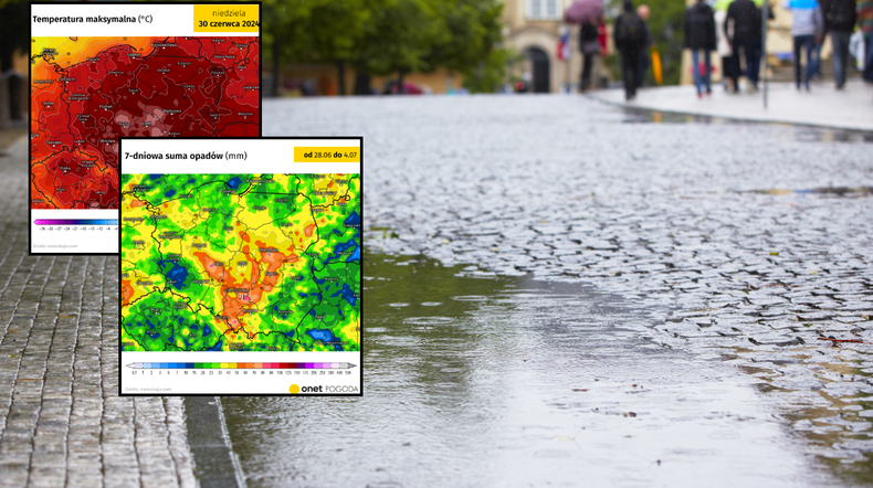 Upał niedługo się skończy. Nadciągają ulewy i poważne ochłodzenie (mapy: meteologix.com)