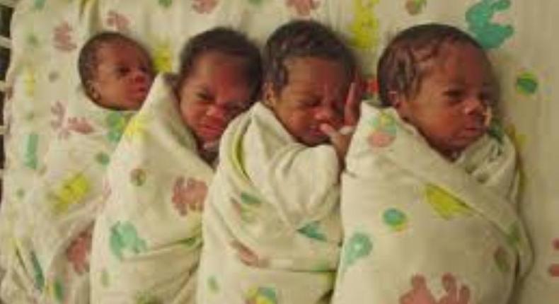 Father of quadruplet begs Sanwo-Olu for assistance (Photo used for the purpose of illustration). 