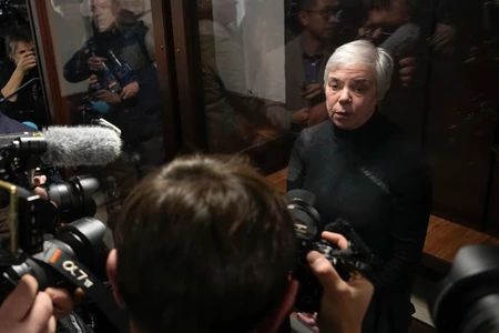 Dr Nadežda Bujanova na sudu u Moskvi 12. novembra