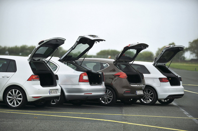 Audi A3 kontra VW Golf, Kia ceed i Skoda Octavia: porównanie czterech kompaktów