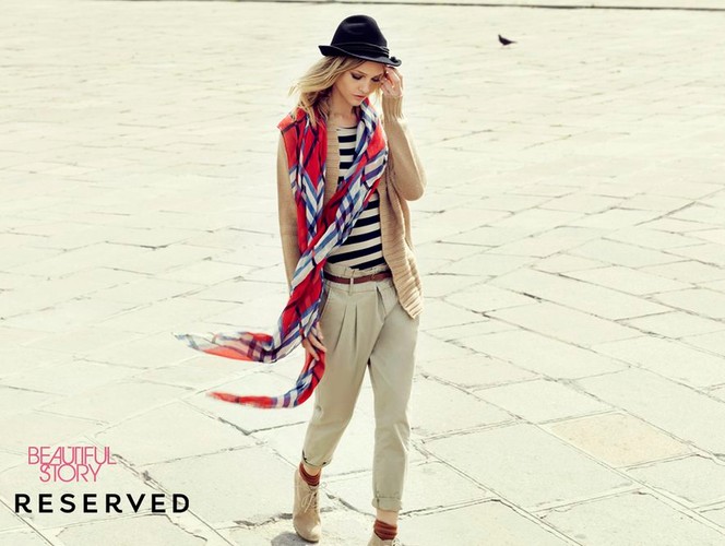 Sasha Pivovarova w kampanii Reserved – kolekcja jesień-zima 2011/2012