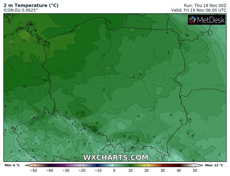 Poranek zapowiada się bardzo ciepło