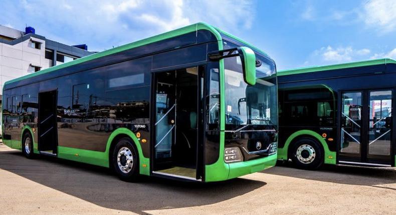 First set of electric buses in Lagos Mass Transit Master Plan [Babajide Sanwo-Olu's Twitter]
