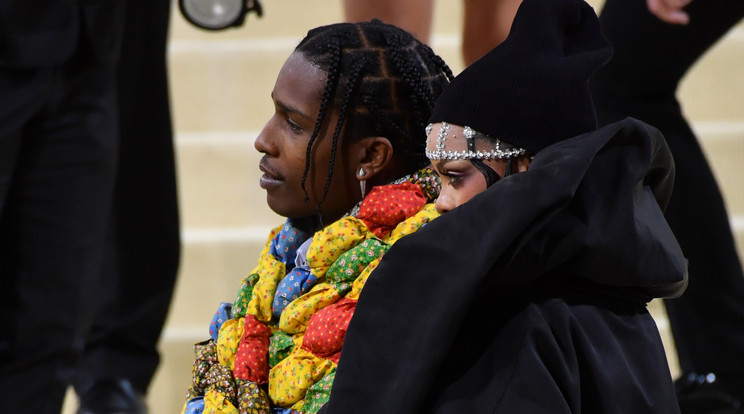 ASAP Rocky és Rihanna az idei Met-gálán /Fotó: Northfoto