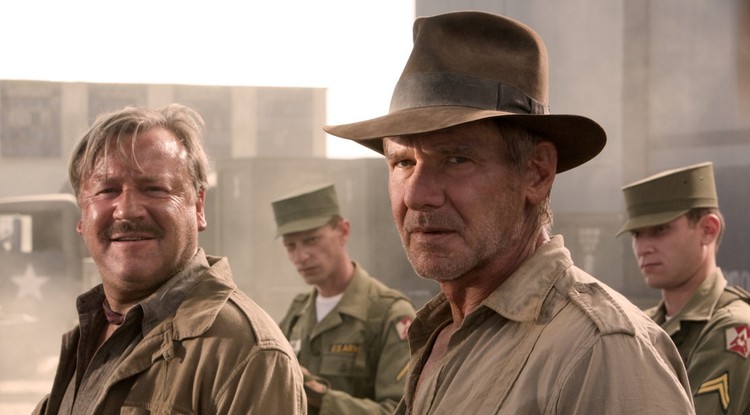 Harrison Ford az Indiana Jones és a kristálykoponya királysága című filmben