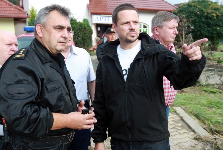 Zniszczenia w Małopolsce