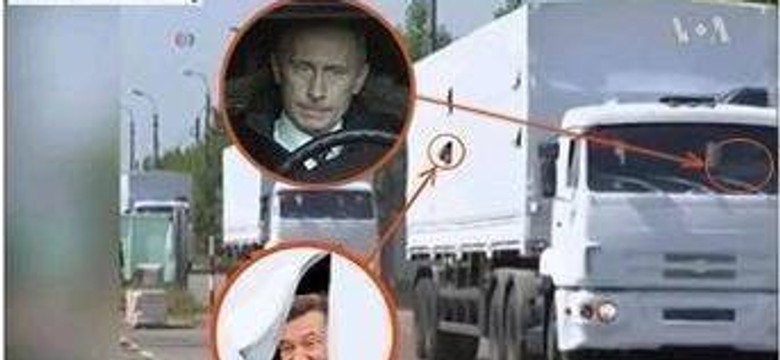 Putin za kierownicą białej ciężarówki. MEMY DNIA