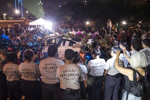 Memorial for Dallas Shooting Victims