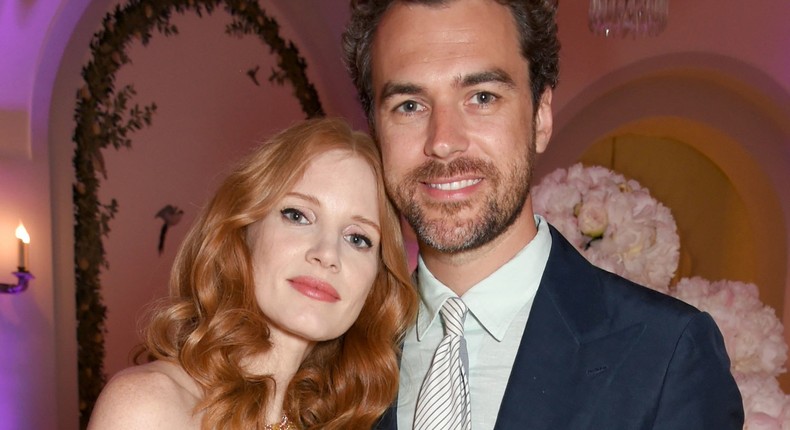 Jessica Chastain is married to Italian Fashion exec