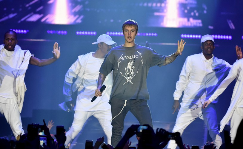 Justin Bieber na koncercie w Krakowie, w Tauron Arenie, 11 listopada 2016 roku