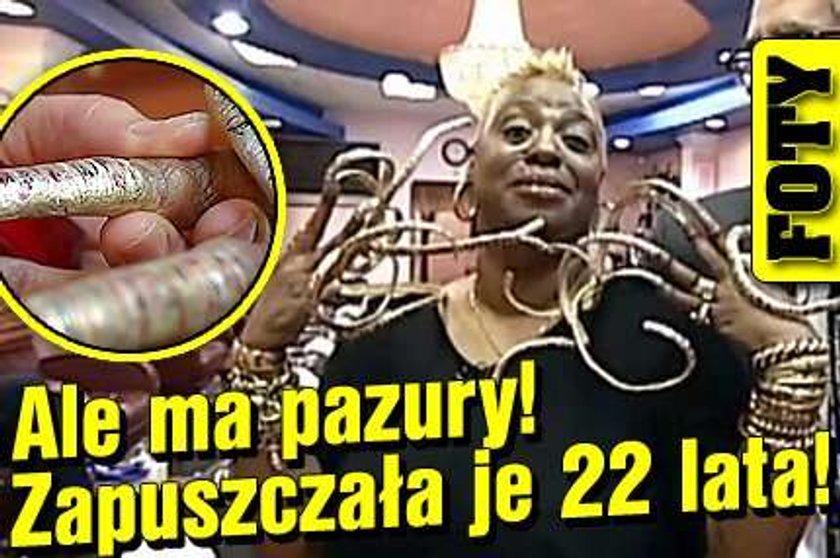 Ale ma pazury! Zapuszczała je 22 lata! FOTY