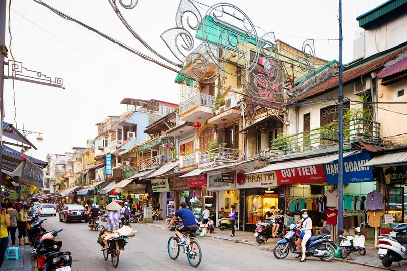 Urzekające kolorami Hanoi