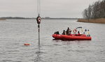 Tragedia na rzece Drwęca. Strażacy wyłowili ciało 56-letniego mężczyzny