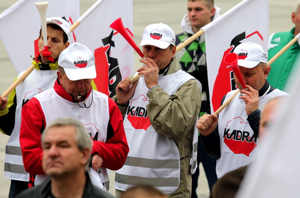 RUDA ŚLĄSKA PROTEST GÓRNIKÓW (protest górników)