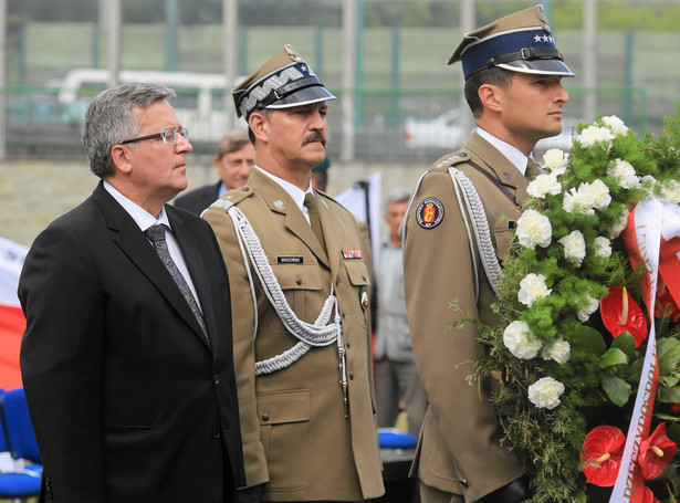 Incydent na Ukrainie. Prezydent Bronisław Komorowski dostał jajkiem