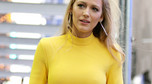 Blake Lively cała na żółto w programie "Good Morning America"