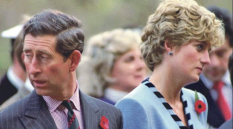 Károly és Diana testbeszéde  mindent elárult Fotó: Northfoto