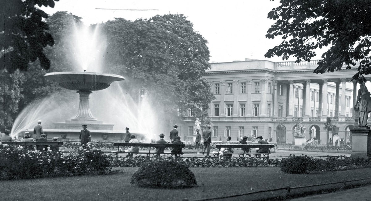 Ogród i Pałac Saski w Warszawie, stan przedwojenny