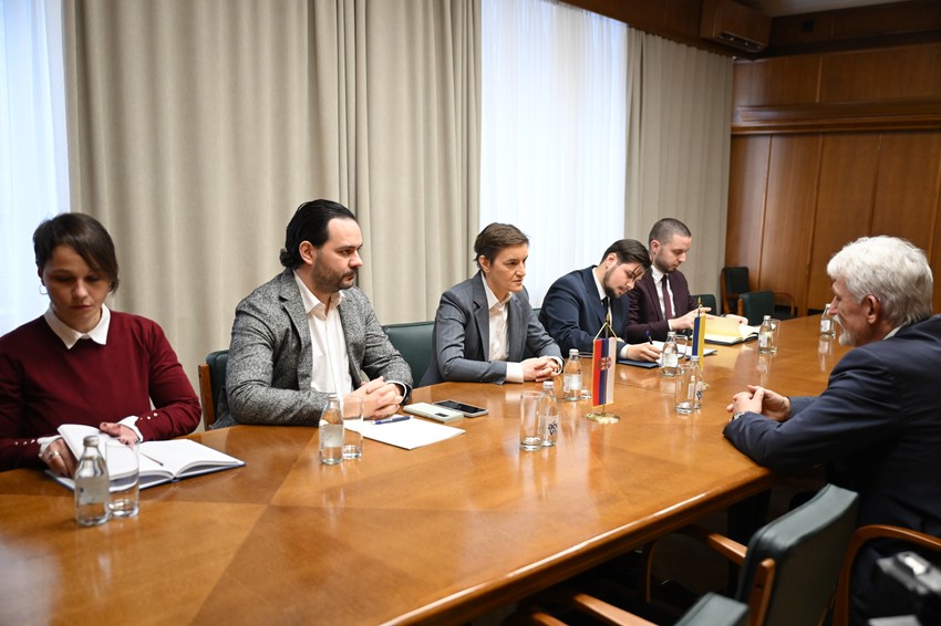 Ana brnabić i Volodimir Tolkač