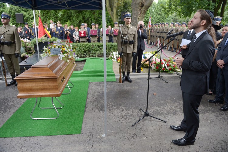 Pogrzeb Szymona Szurmieja na Powązkach Wojskowych