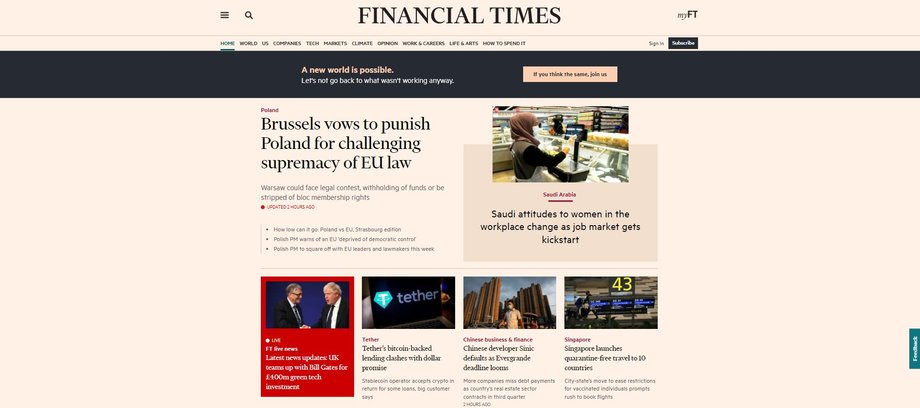 "Financial Times" o Polsce.