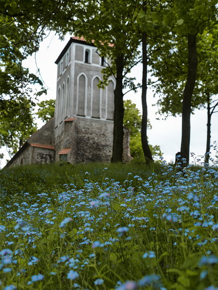 Kościół ewangelicki w Glaznotach. 