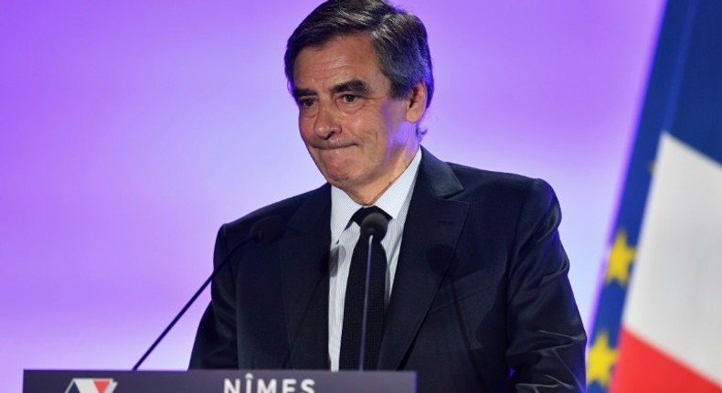 Francois Fillon has sparked a backlash from the president after smear claims