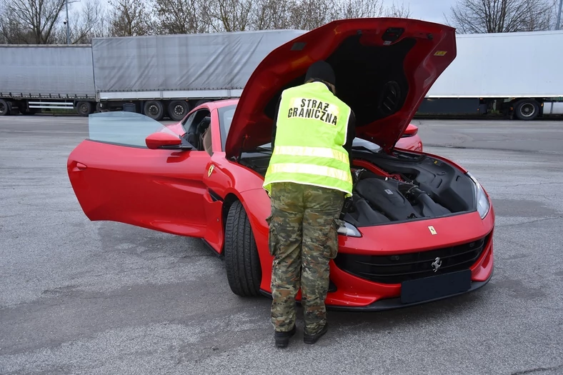 Straż Graniczna odzyskała Ferrari Portofino warte 1,2 mln zł