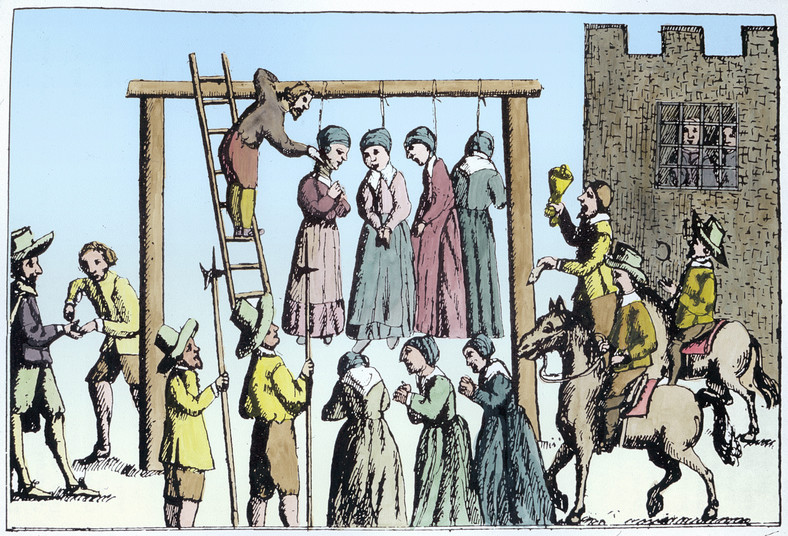 Egzekucja czarownic w Anglii, XVII w.