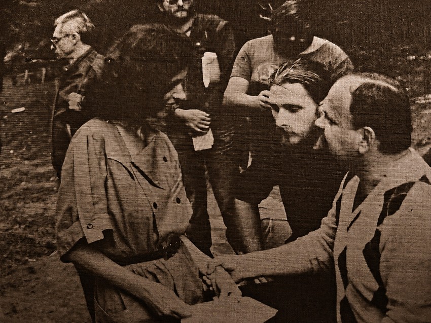 Dušan M Knežević u društvu sa Abdulahom Sidranom i Katalin Ladik,  20 Brankovo kolo, Stražilovo, 1991