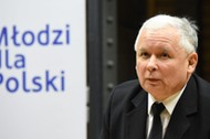 Warszawa, 01.12.2014. Prezes PiS Jarosław Kaczyński podczas debaty Czy studiowanie się jeszcze opłaca? Młodzi na rynku pracy