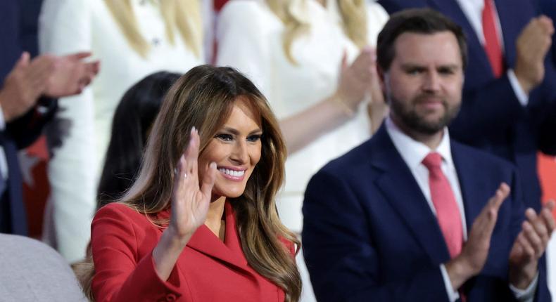 In a brief video promoting her new book, Melania Trump addressed scrutiny of her nude modeling career.Scott Olson/Getty Images