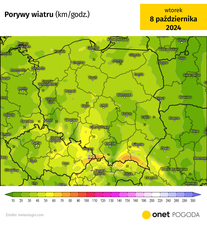 We wtorek w górach powieje bardzo silny halny