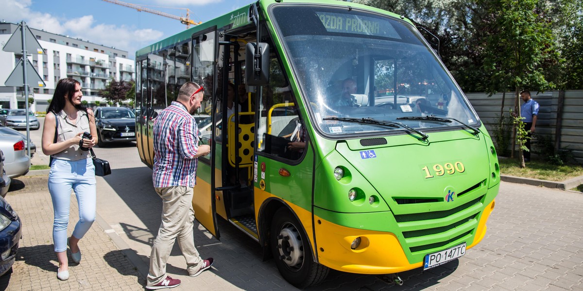 Minibusy będą wozić pasażerów