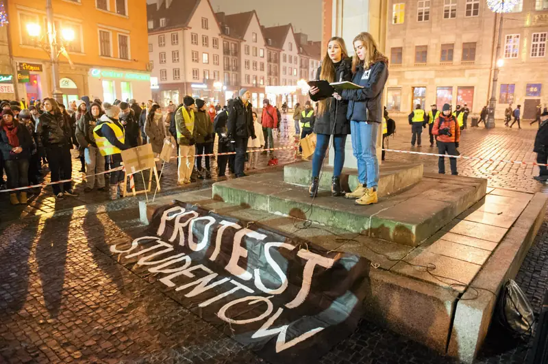 Protest studentów